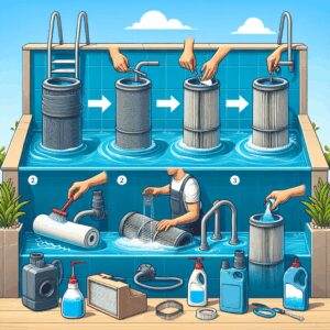 limpiar filtros de piscina paso a paso