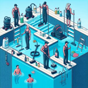 rutina de mantenimiento de piscinas