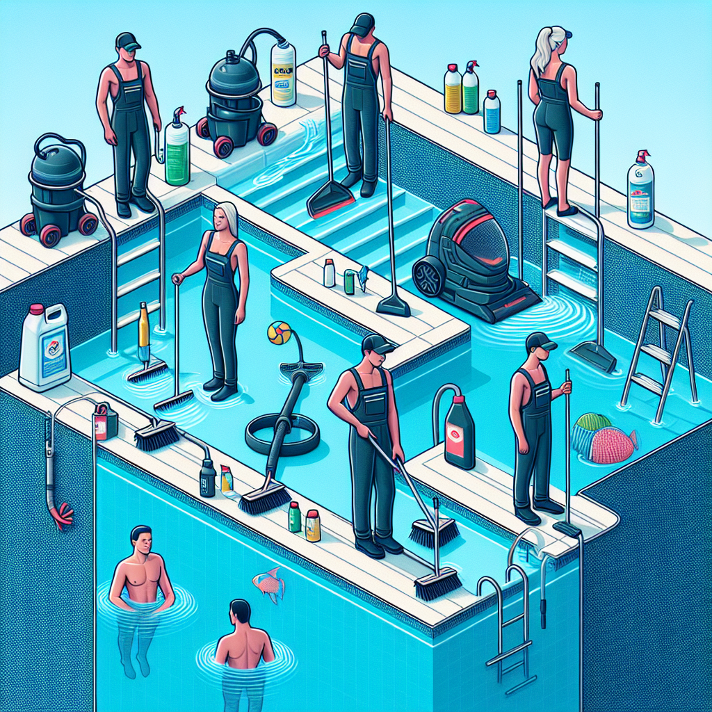 rutina de mantenimiento de piscinas
